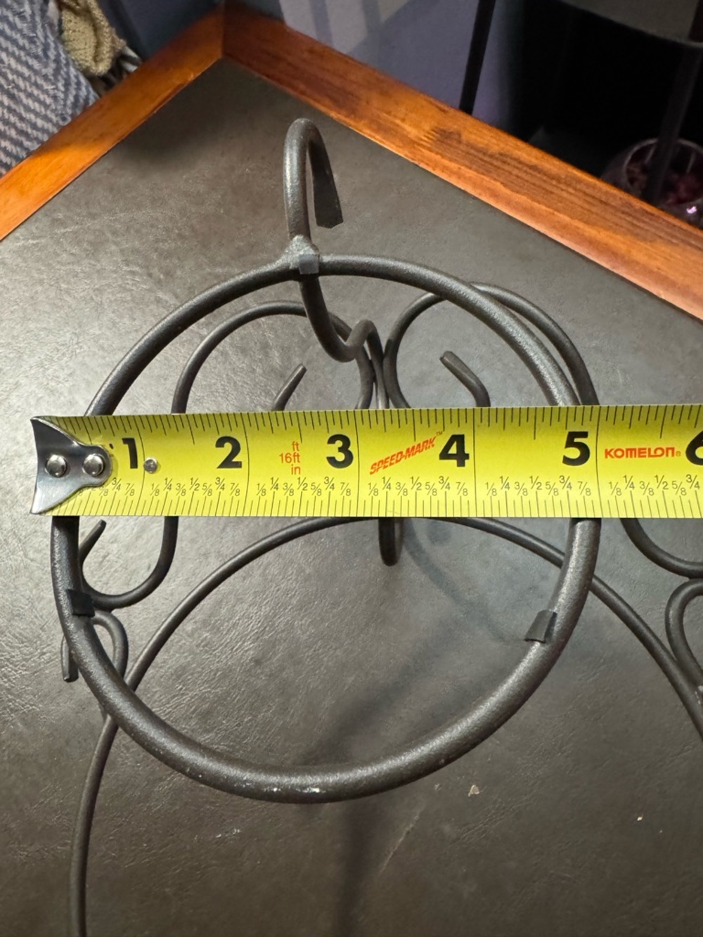 Taste Of Home Black Metal Two-Tier Serving Stand Rack - Picture 3 of 4